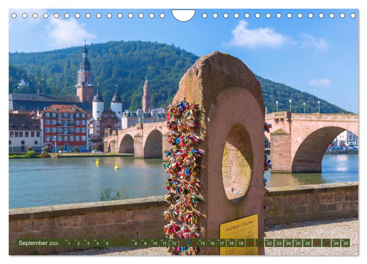 Bild: 9783435331673 | Heidelberger Neckarzauber (Wandkalender 2025 DIN A4 quer), CALVENDO...