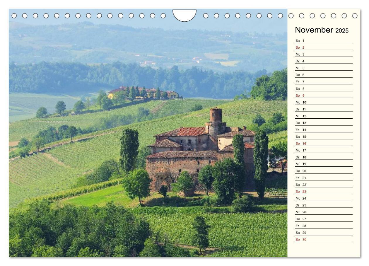 Bild: 9783435516629 | Die Langhe - Im Herzen des Piemonts (Wandkalender 2025 DIN A4...