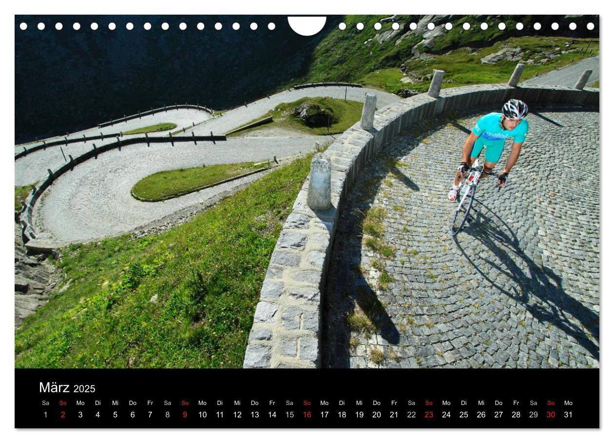 Bild: 9783435834273 | Alpenpässe auf dem Rennrad Vol. 1 (Wandkalender 2025 DIN A4 quer),...