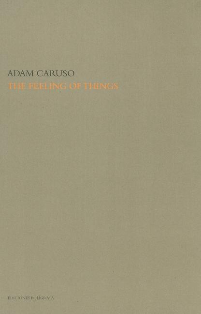 Cover: 9788434311862 | The Feeling of Things by Adam Caruso | Buch | Englisch | 2009