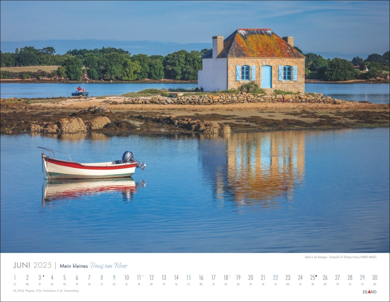 Bild: 9783964023599 | Mein kleines Haus am Meer Kalender 2025 | Kalender | Spiralbindung