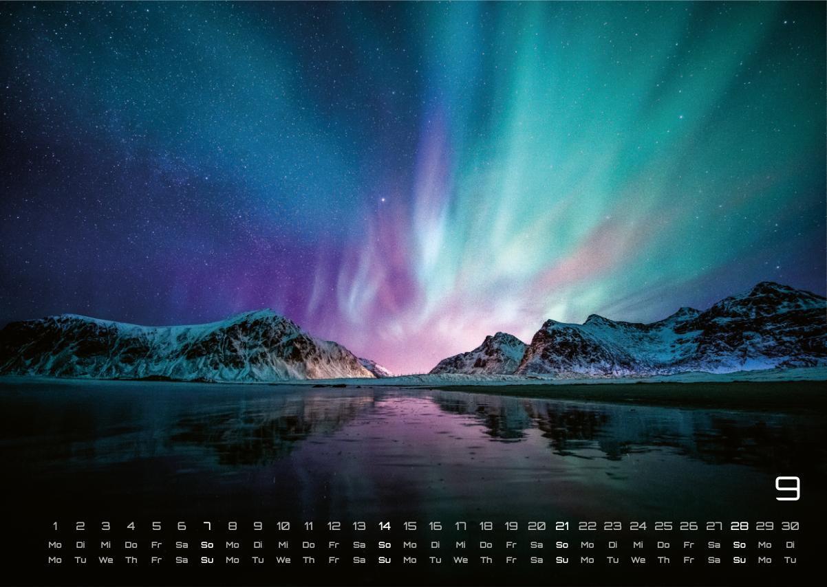 Bild: 9783986734268 | Polarlichter - grandiose Naturschauspiele - 2025 - Kalender DIN A3