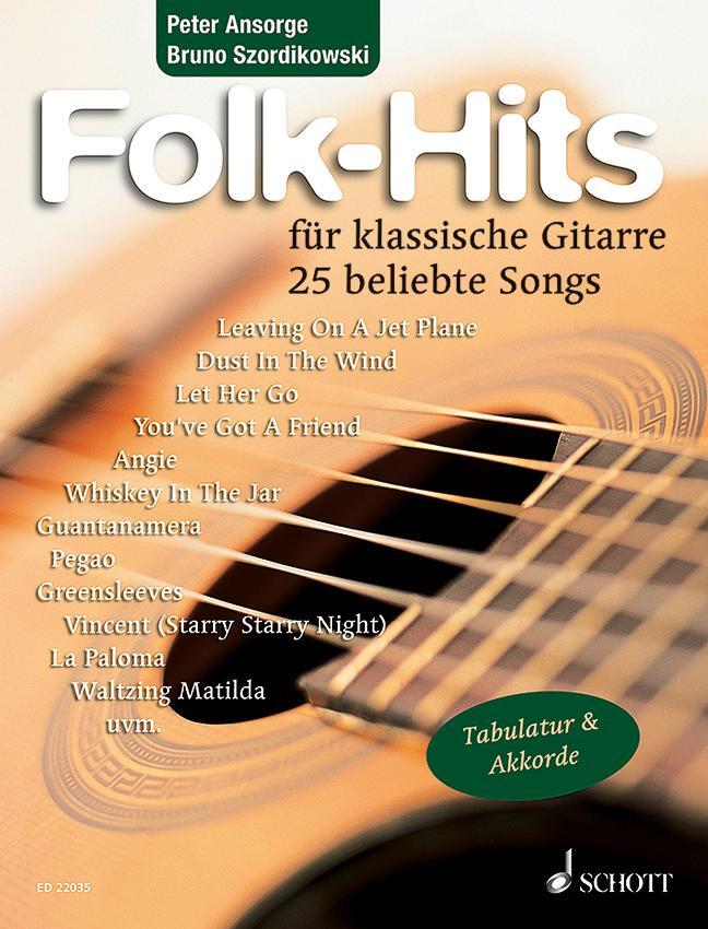 Cover: 9783795749125 | Folk-Hits für Gitarre | 25 beliebte Songs. Gitarre. Spielbuch. | 88 S.