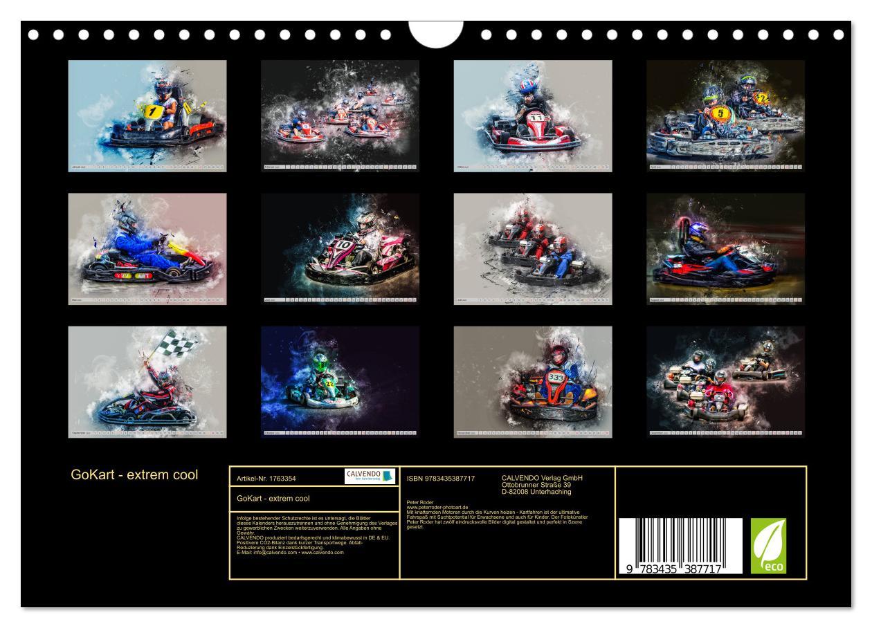 Bild: 9783435387717 | GoKart - extrem cool (Wandkalender 2025 DIN A4 quer), CALVENDO...