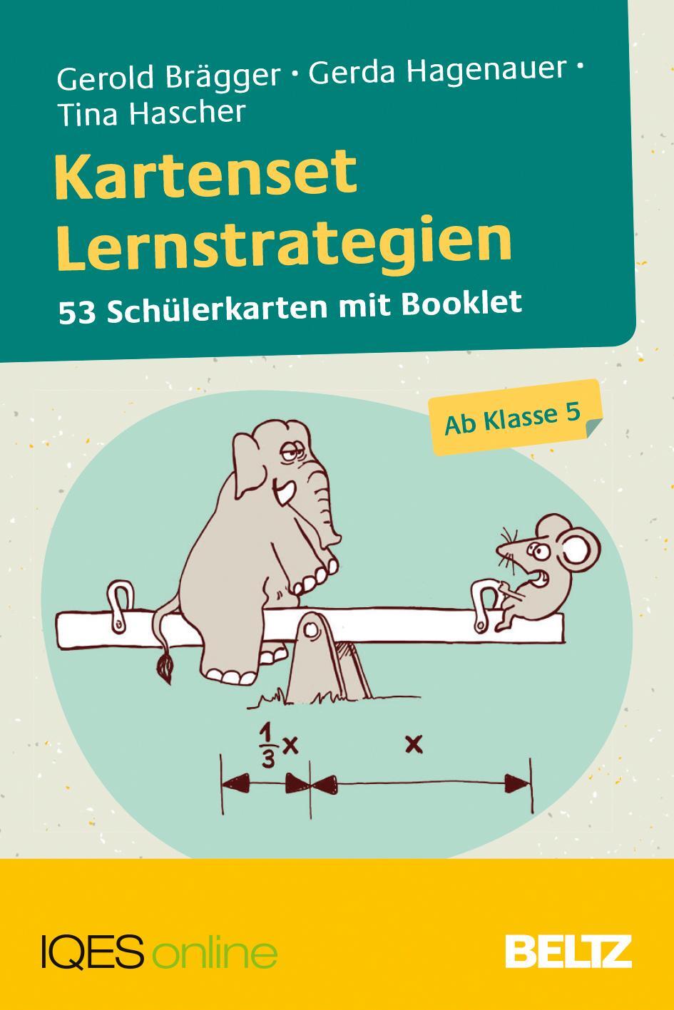 Cover: 9783407257789 | Kartenset Lernstrategien | 52 Schülerkarten mit Booklet. Ab Klasse 5