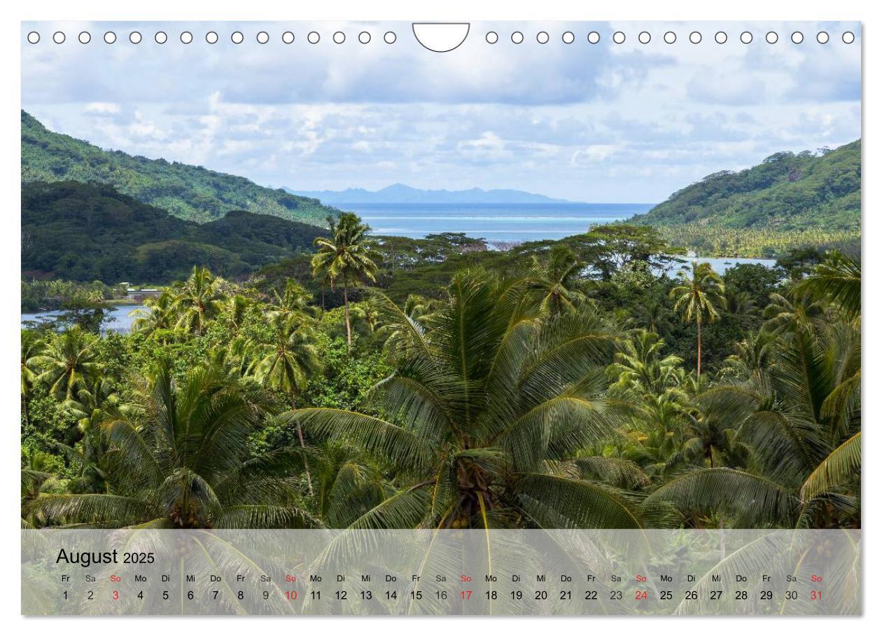 Bild: 9783435624164 | Südseeträume. Paradiese im Pazifik (Wandkalender 2025 DIN A4 quer),...