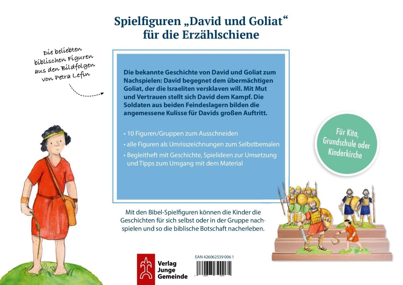 Bild: 4260179515590 | David und Goliat. Spielfiguren für die Erzählschiene. | Stück | 8 S.