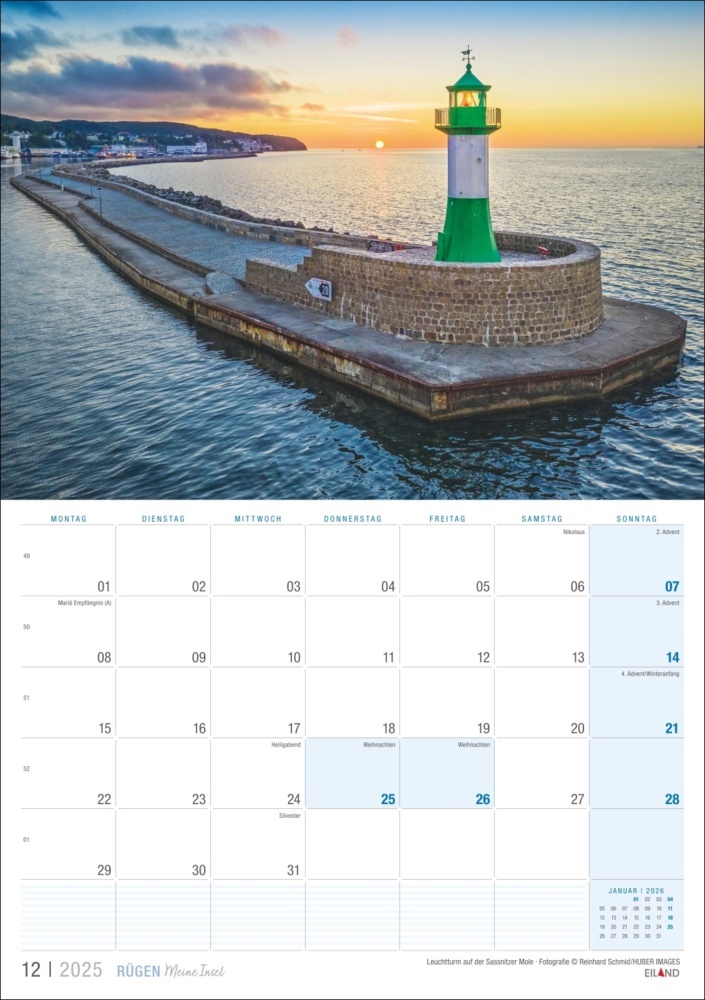 Bild: 9783964023483 | Rügen ...meine Insel Kalender 2025 | Kalender | 13 S. | Deutsch | 2025