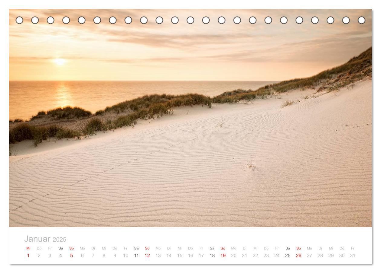 Bild: 9783435590100 | Sehnsucht Sylt (Tischkalender 2025 DIN A5 quer), CALVENDO...