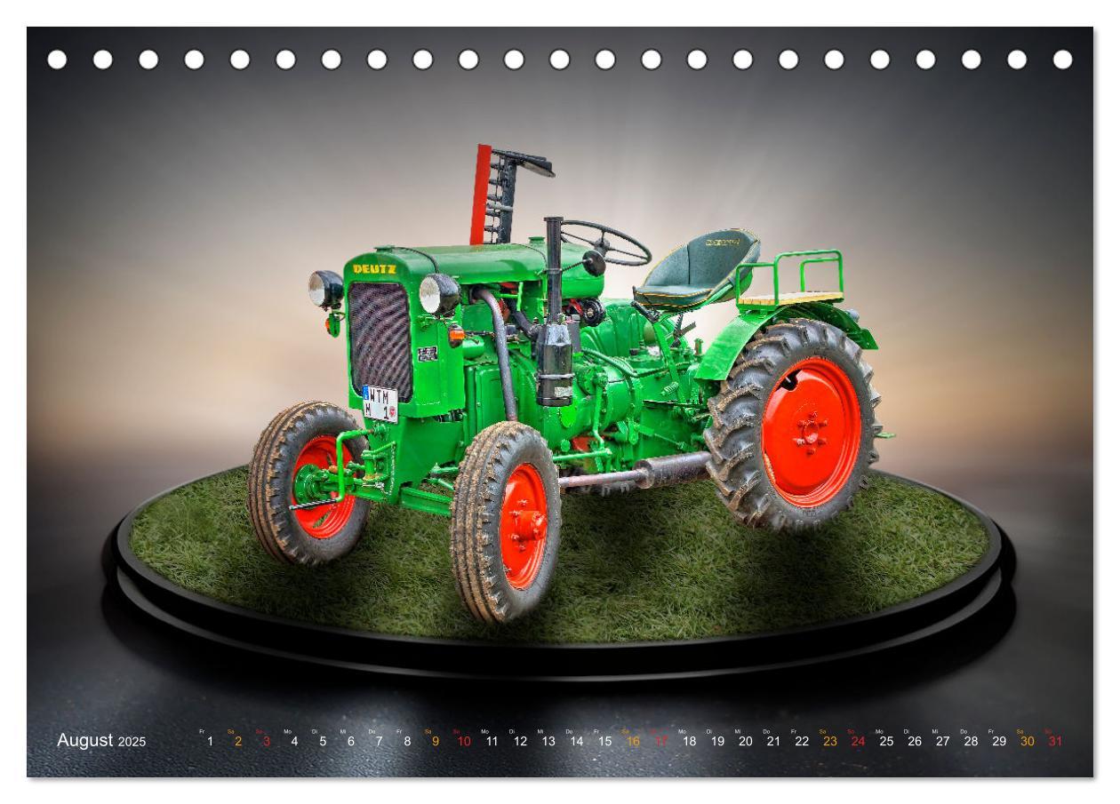 Bild: 9783435094806 | Traktor - Giganten (Tischkalender 2025 DIN A5 quer), CALVENDO...