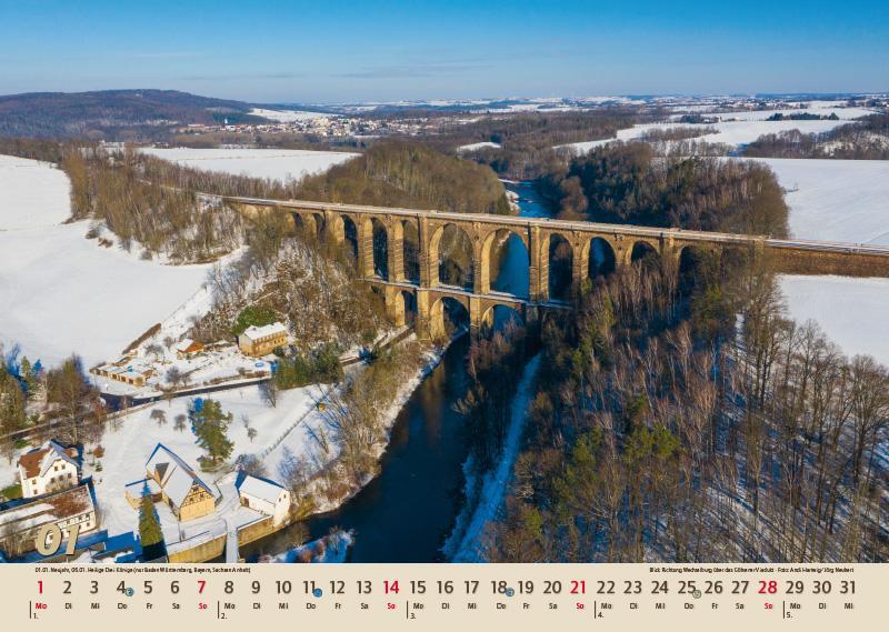 Bild: 9783957561411 | Glanzlichter Sachsen 2025 | Jörg Neubert | Kalender | Deutsch | 2025