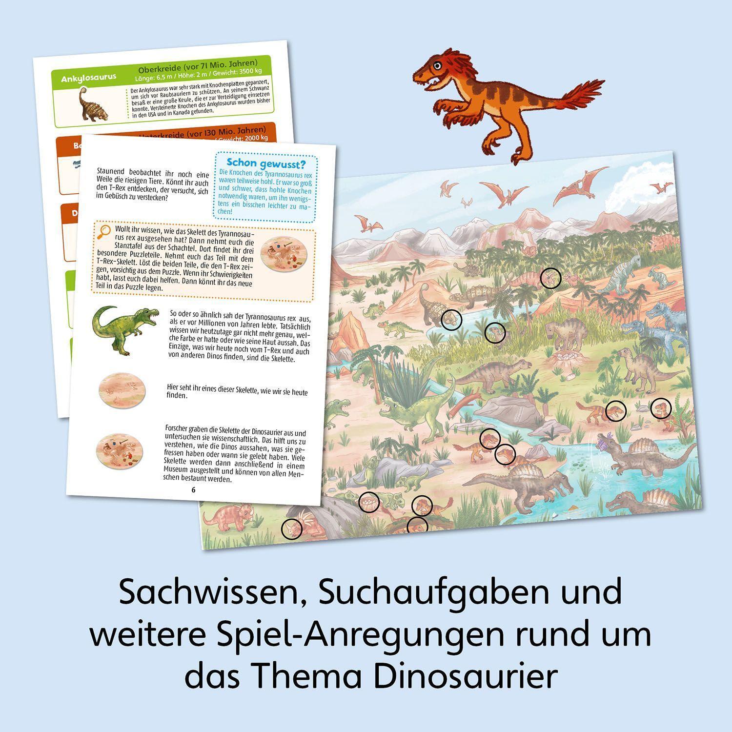 Bild: 4002051682873 | Wissenspuzzle: WAS IST WAS junior - Entdecke die Dinosaurier | Spiel