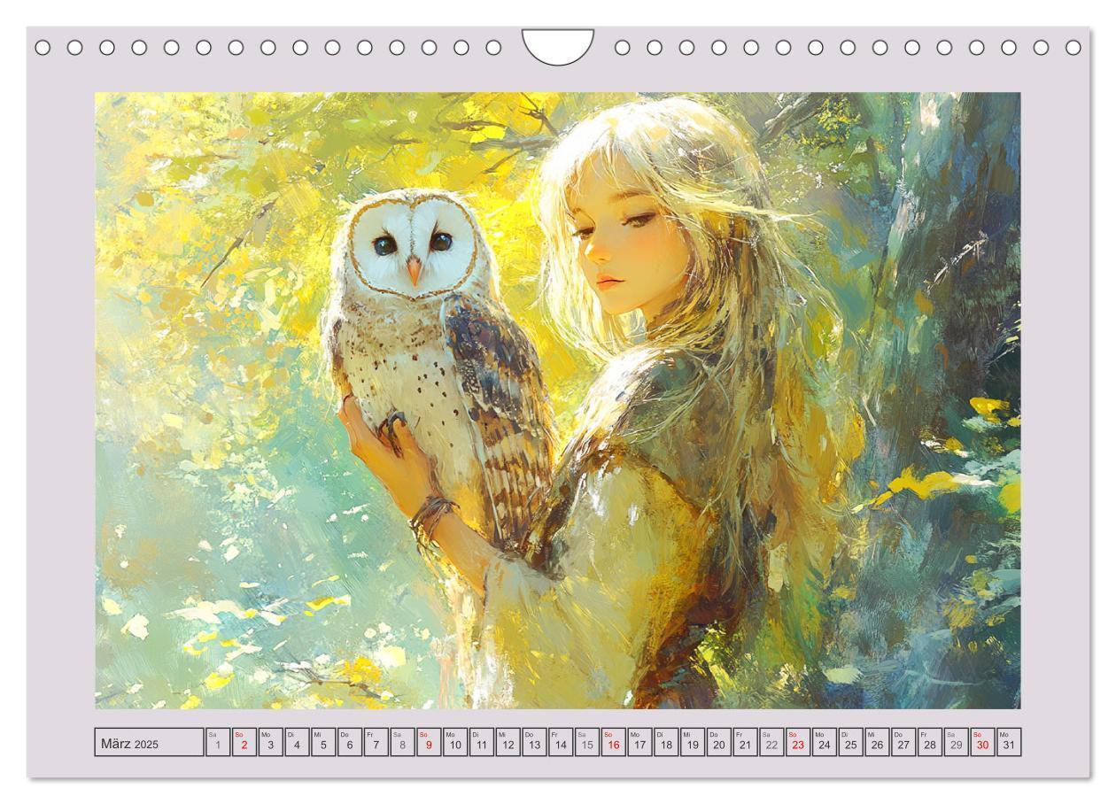 Bild: 9783457193938 | Traumwelten. Mangas mit magischen Begegnungen (Wandkalender 2025...