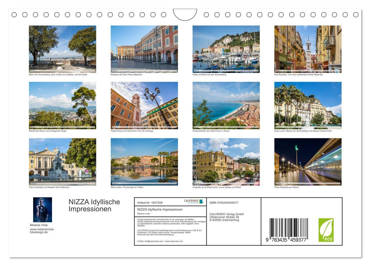 Bild: 9783435459377 | NIZZA Idyllische Impressionen (Wandkalender 2025 DIN A4 quer),...