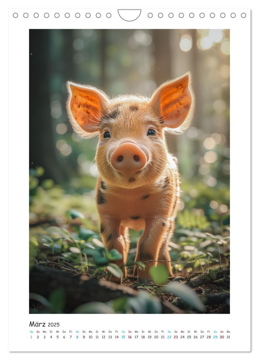 Bild: 9783457160459 | Schwein gehabt (Wandkalender 2025 DIN A4 hoch), CALVENDO...