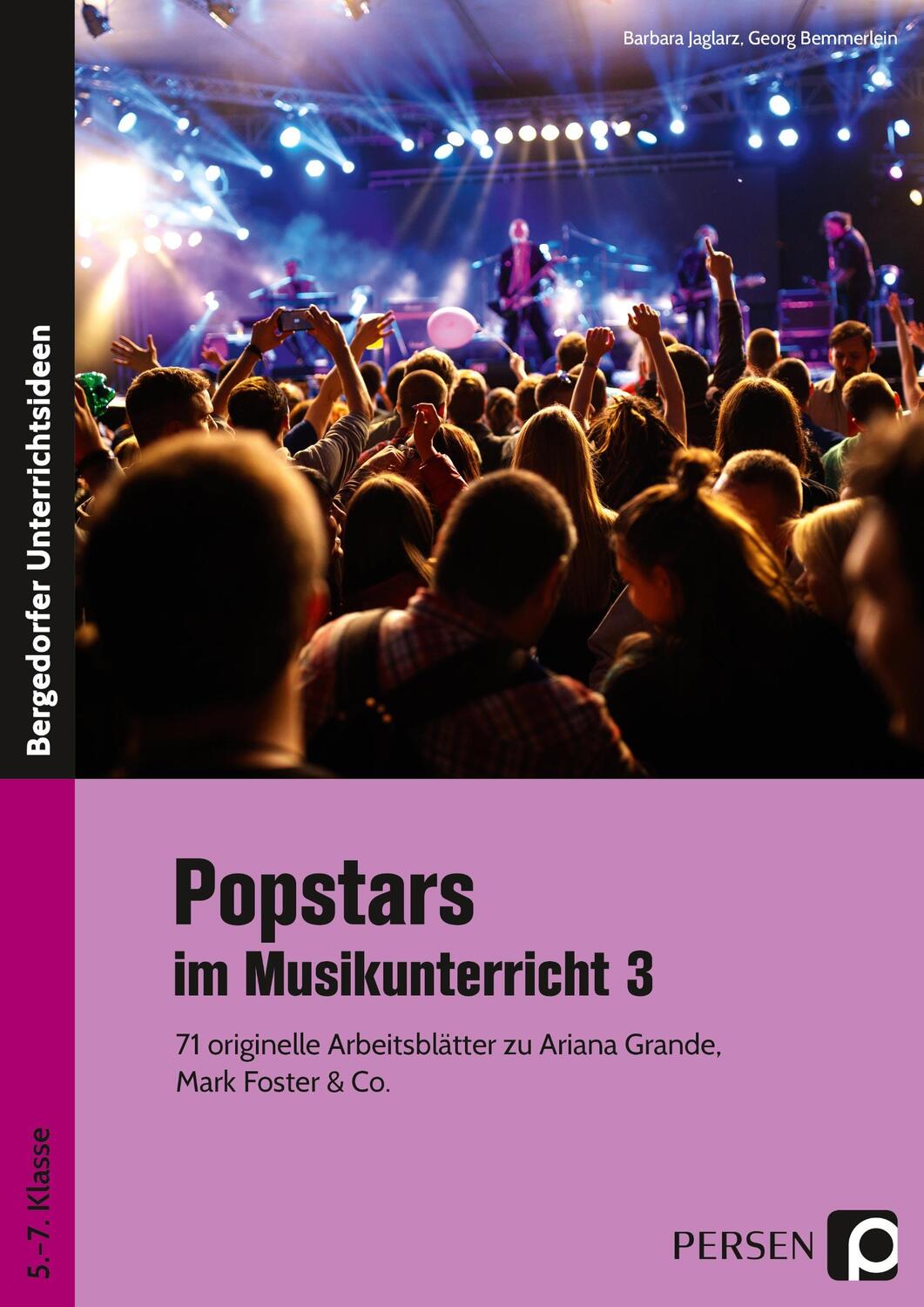 Cover: 9783403205746 | Popstars im Musikunterricht 3 | Barbara Jaglarz (u. a.) | Taschenbuch