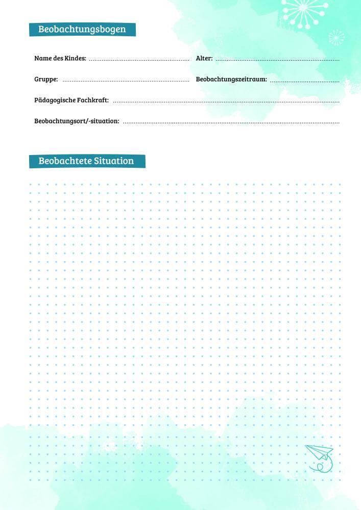 Bild: 4260694920718 | Notizblock: Beobachtungen dokumentieren in der Kita. Protokollieren...
