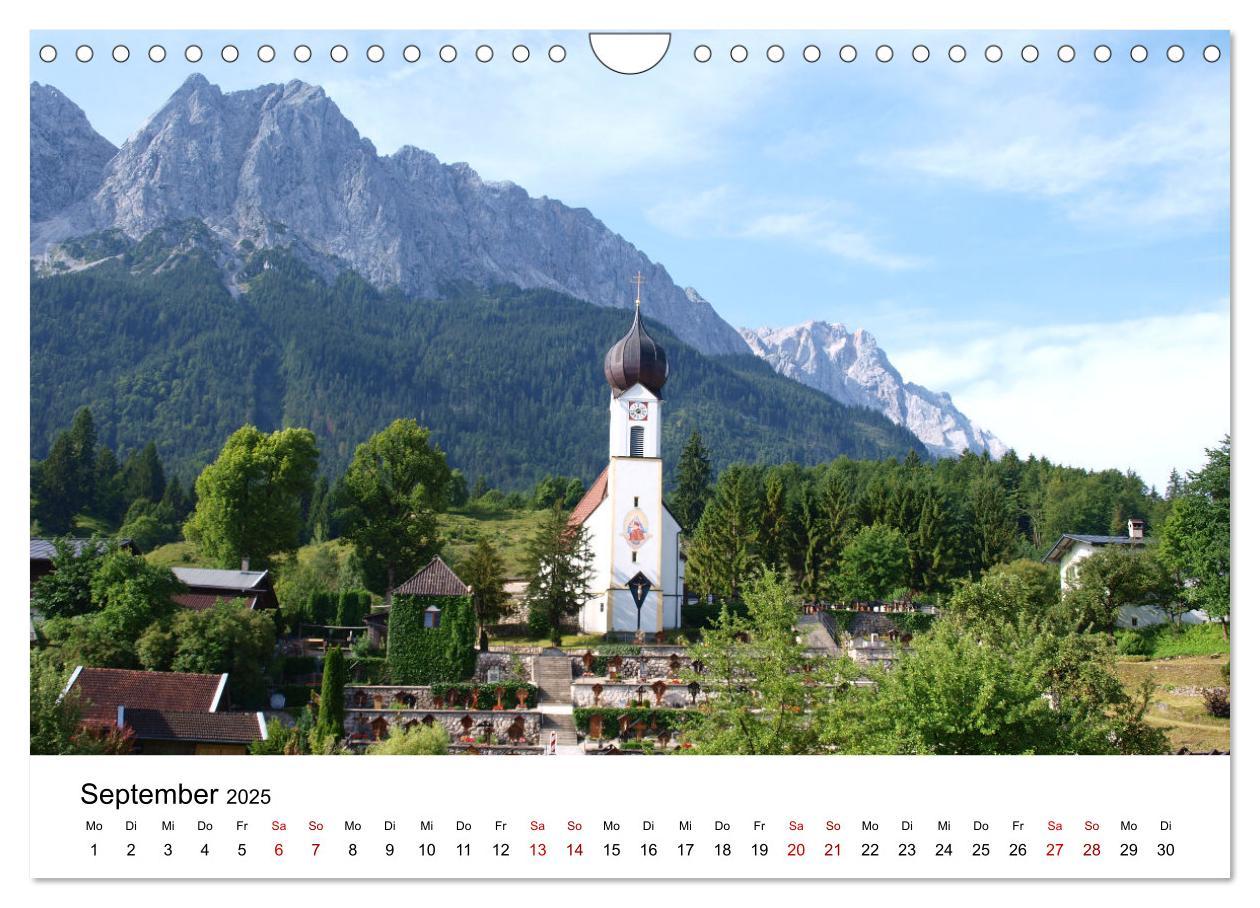 Bild: 9783435019649 | Das Zugspitzegebiet (Wandkalender 2025 DIN A4 quer), CALVENDO...