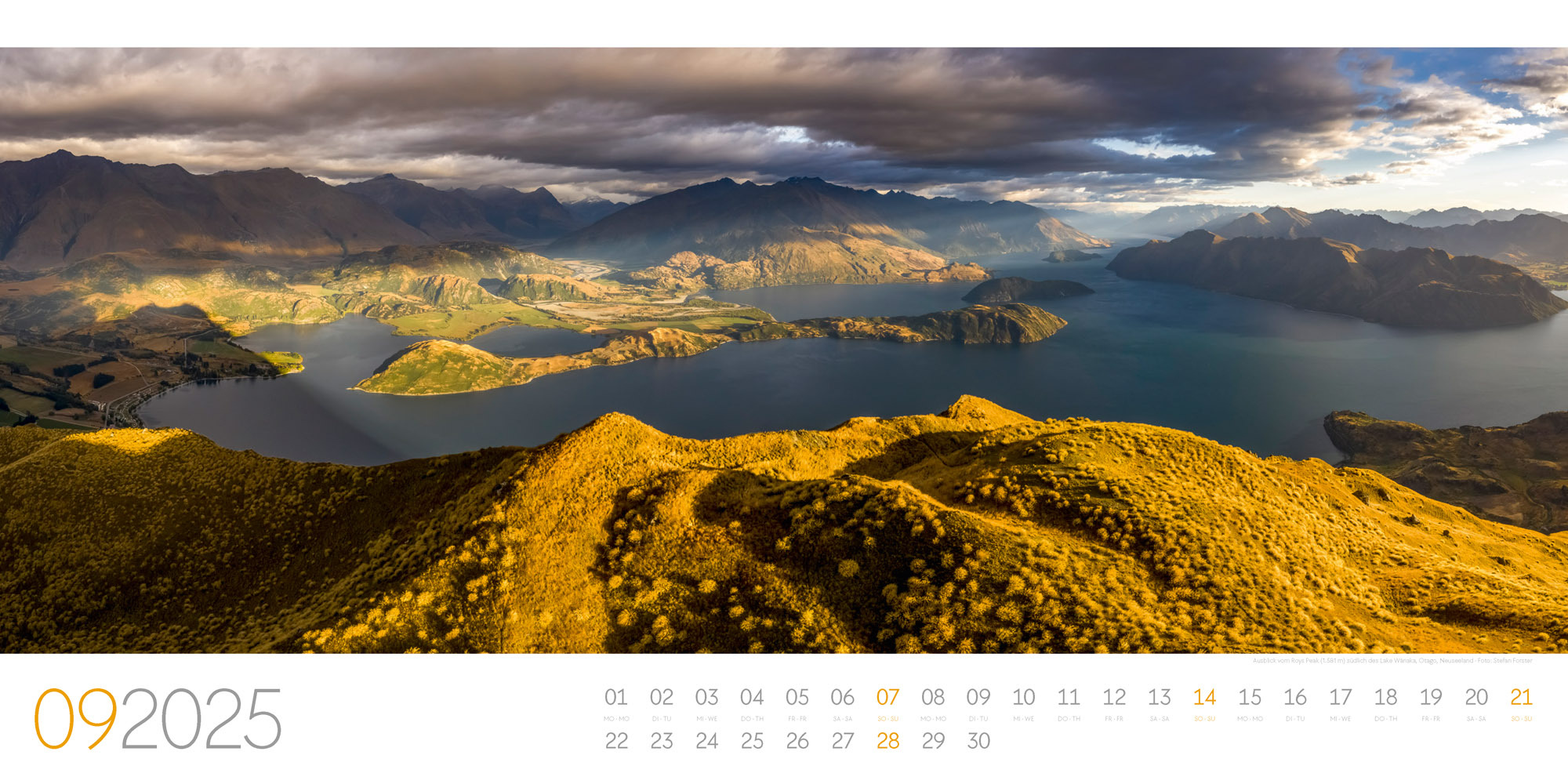 Bild: 9783838435312 | Panorama - Stefan Forster Kalender 2025 | Stefan Forster (u. a.)