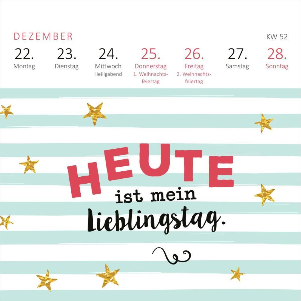 Bild: 4014489133131 | Mini-Wochenkalender Heute ist mein Lieblingstag 2025 | Kalender | 2025