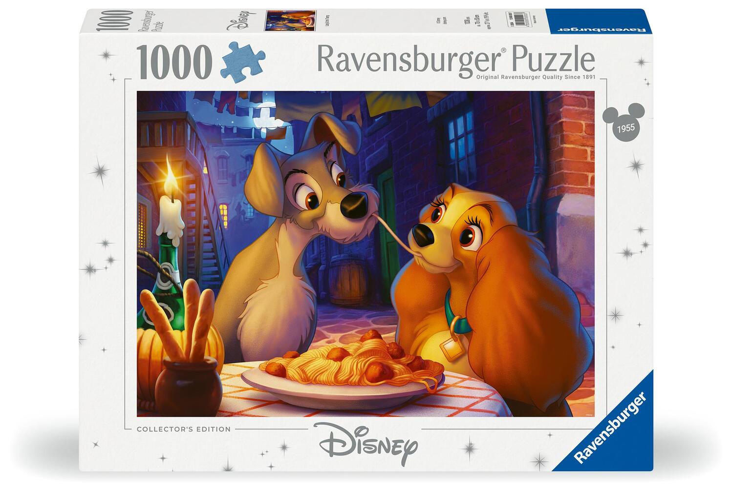 Cover: 4005555000037 | Ravensburger Puzzle 12000003 - Susi und Strolch - 1000 Teile Disney...