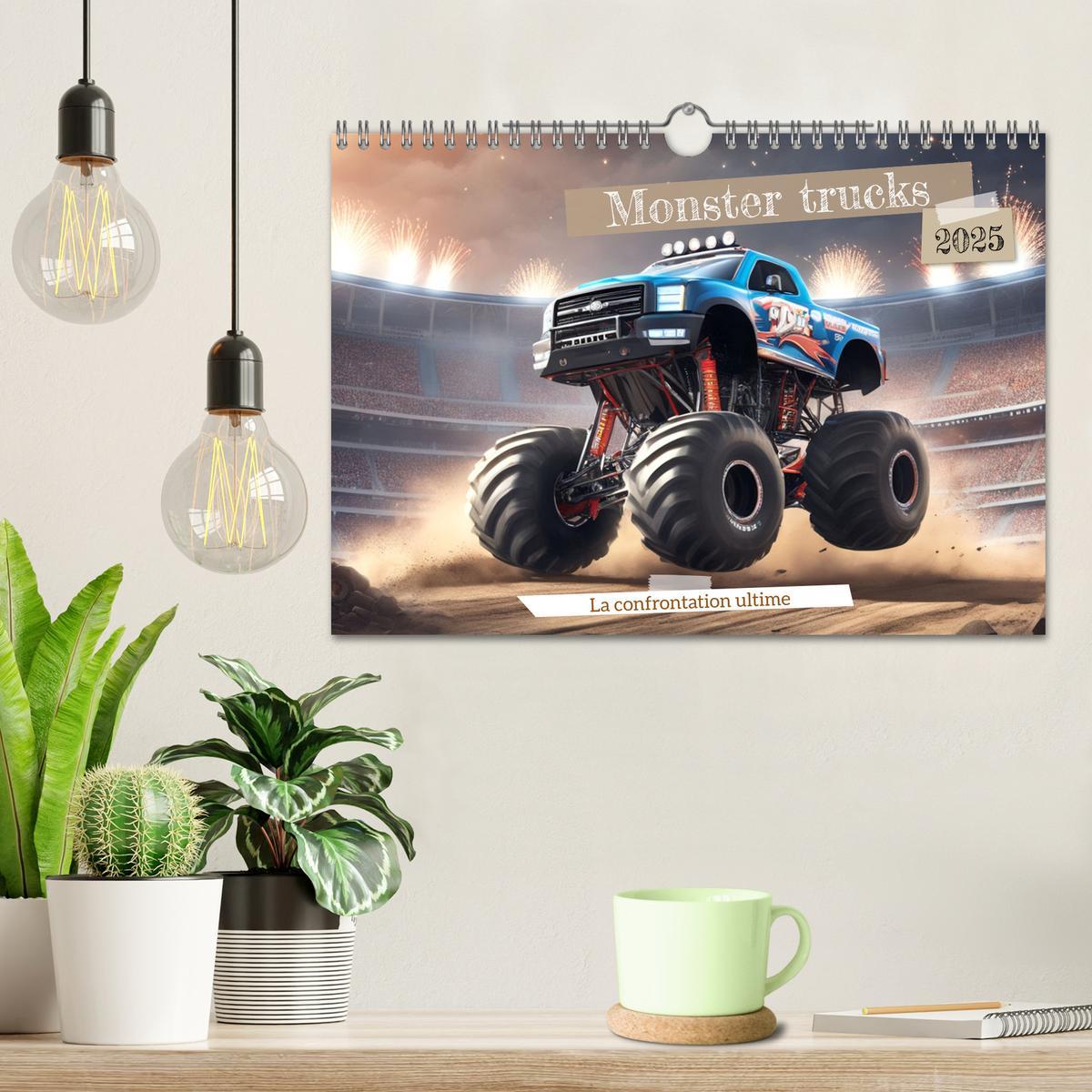 Bild: 9781325925254 | Monster trucks La confrontation ultime (Calendrier mural 2025 DIN...