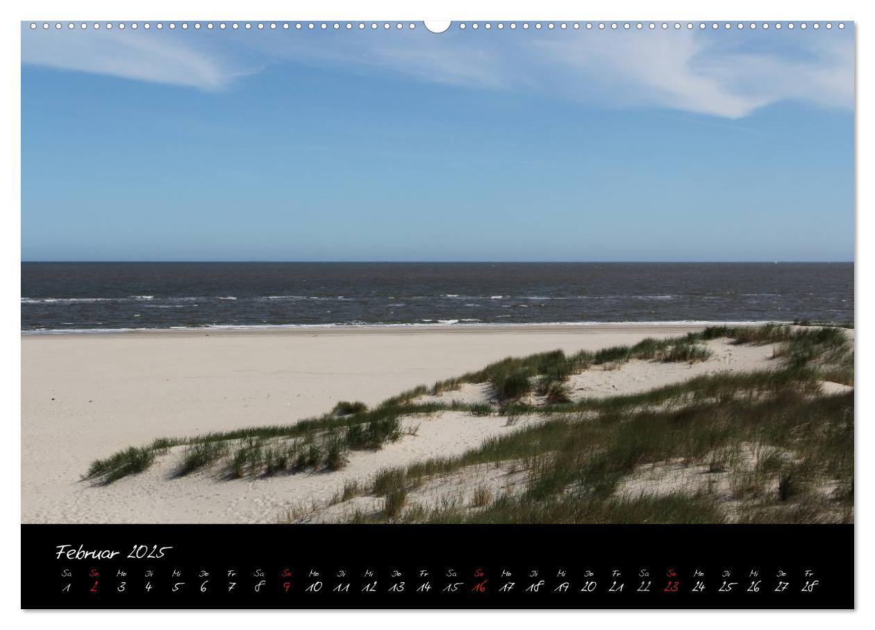 Bild: 9783435832248 | Baltrum (Wandkalender 2025 DIN A2 quer), CALVENDO Monatskalender