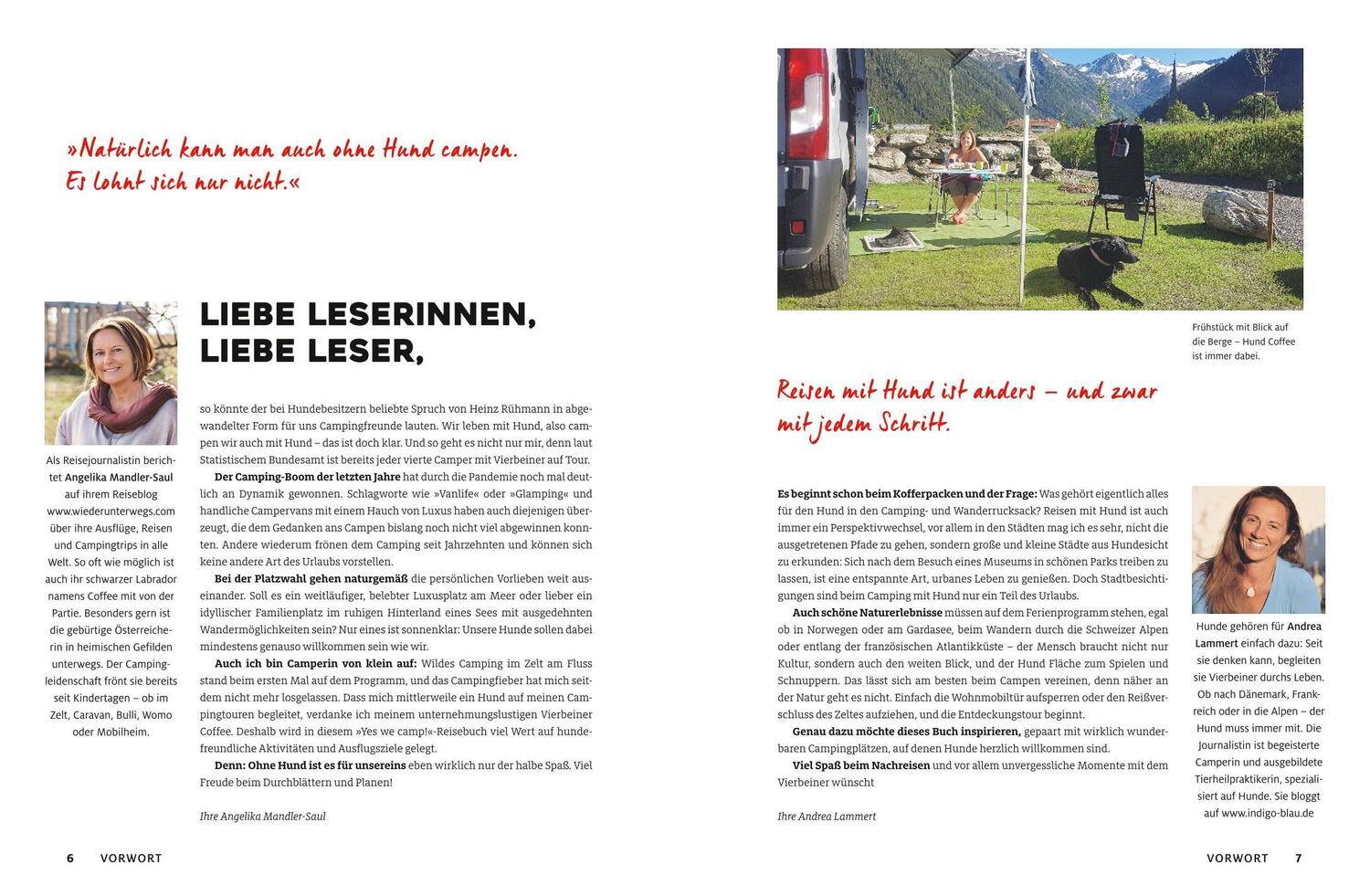 Bild: 9783986451349 | Yes we camp! Camping mit Hund | Andrea Lammert (u. a.) | Taschenbuch