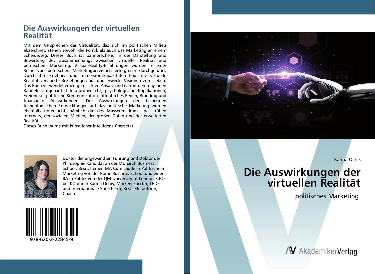 Cover: 9786202228459 | Die Auswirkungen der virtuellen Realität | politisches Marketing