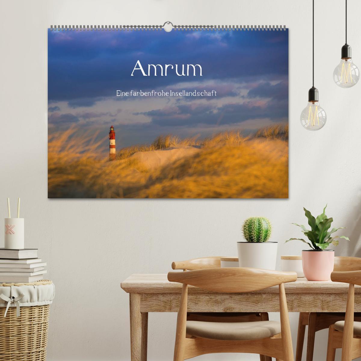 Bild: 9783435600939 | Amrum - Eine farbenfrohe Insellandschaft (Wandkalender 2025 DIN A2...