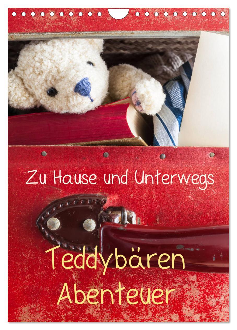 Cover: 9783435964147 | Teddybären Abenteuer - Zu Hause und Unterwegs (Wandkalender 2025...