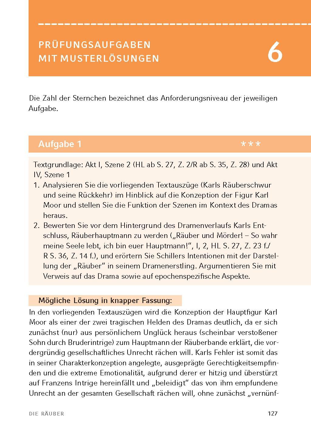 Bild: 9783804420922 | Die Räuber von Friedrich Schiller - Textanalyse und Interpretation