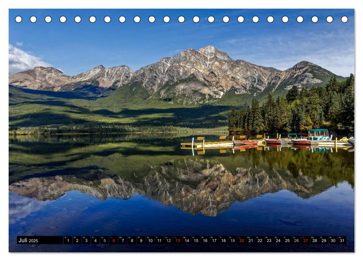 Bild: 9783435831609 | West-Kanada (Tischkalender 2025 DIN A5 quer), CALVENDO Monatskalender