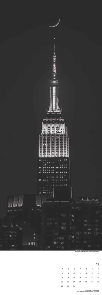 Bild: 4250809653198 | DUMONT - New York 2025 Fotokalender, 34x98cm, Wandkalender mit...