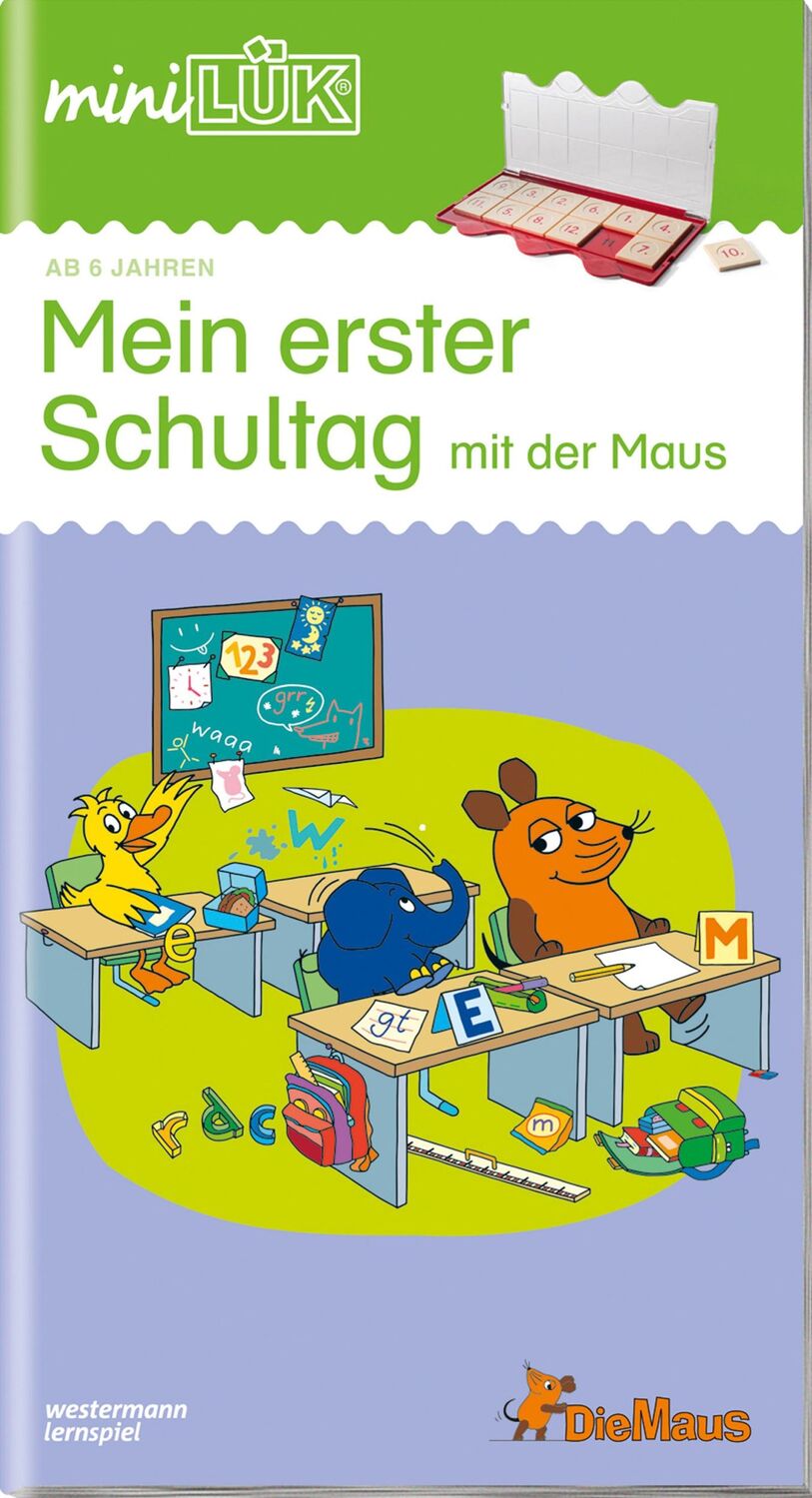 Cover: 9783837745511 | miniLÜK. Mein erster Schultag mit der Maus | Broschüre | 32 S. | 2017