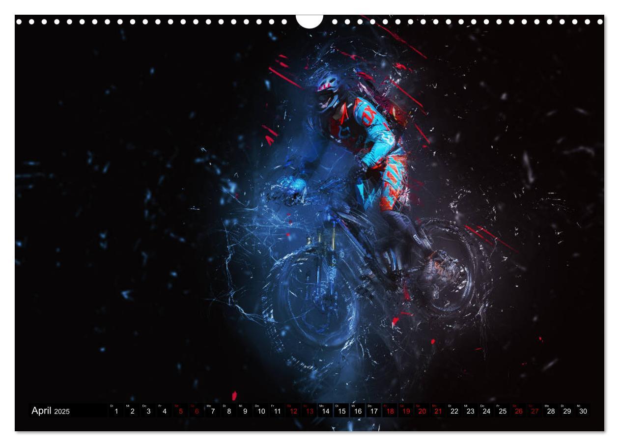 Bild: 9783435432646 | Downhill Explosion (Wandkalender 2025 DIN A3 quer), CALVENDO...