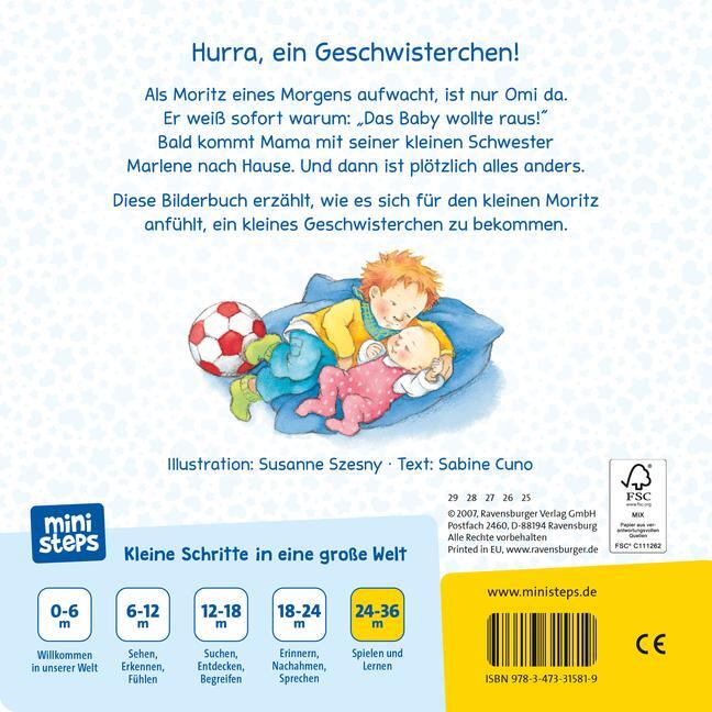 Bild: 9783473315819 | ministeps: Wir sind jetzt vier! | Ab 24 Monaten | Sabine Cuno | Buch