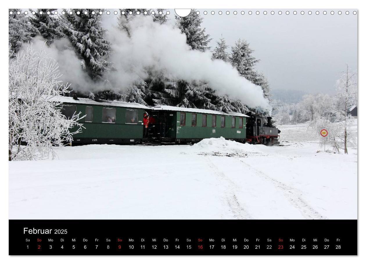 Bild: 9783435811649 | Dampfbahnromantik auf schmaler Spur (Wandkalender 2025 DIN A3...