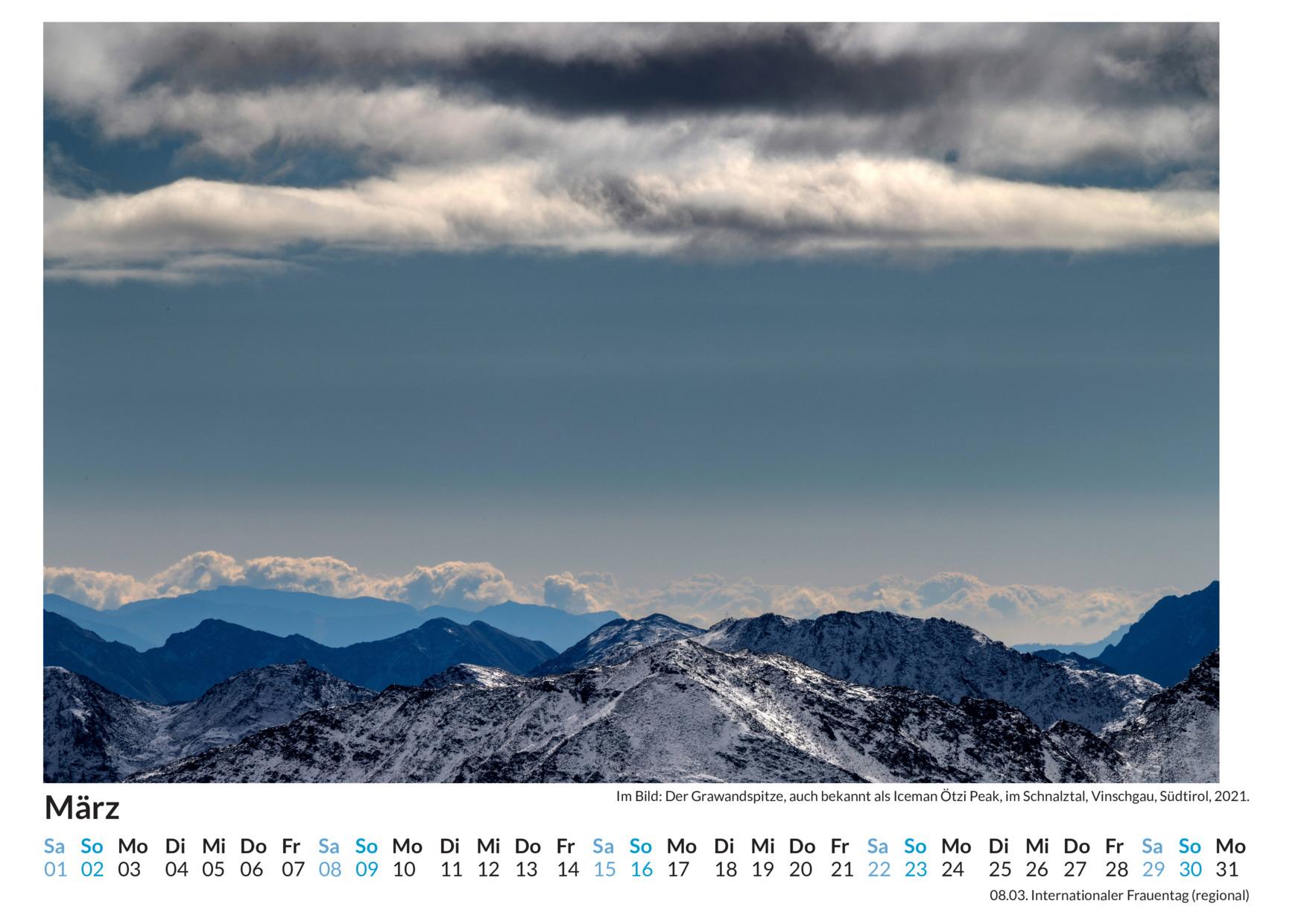 Bild: 9783759123251 | Ötztaler Alpen - (Wandkalender 2025, Kalender DIN A4 quer,...