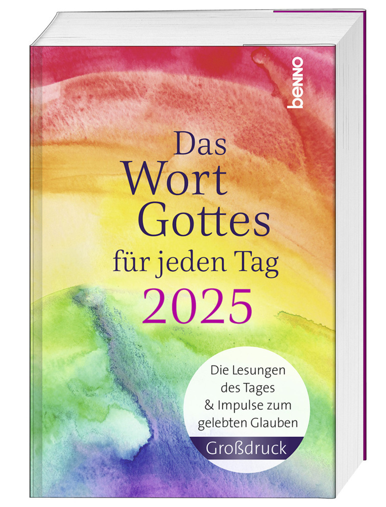 Cover: 9783746263816 | Das Wort Gottes für jeden Tag 2025 - Großdruck | Kalender | 274 S.