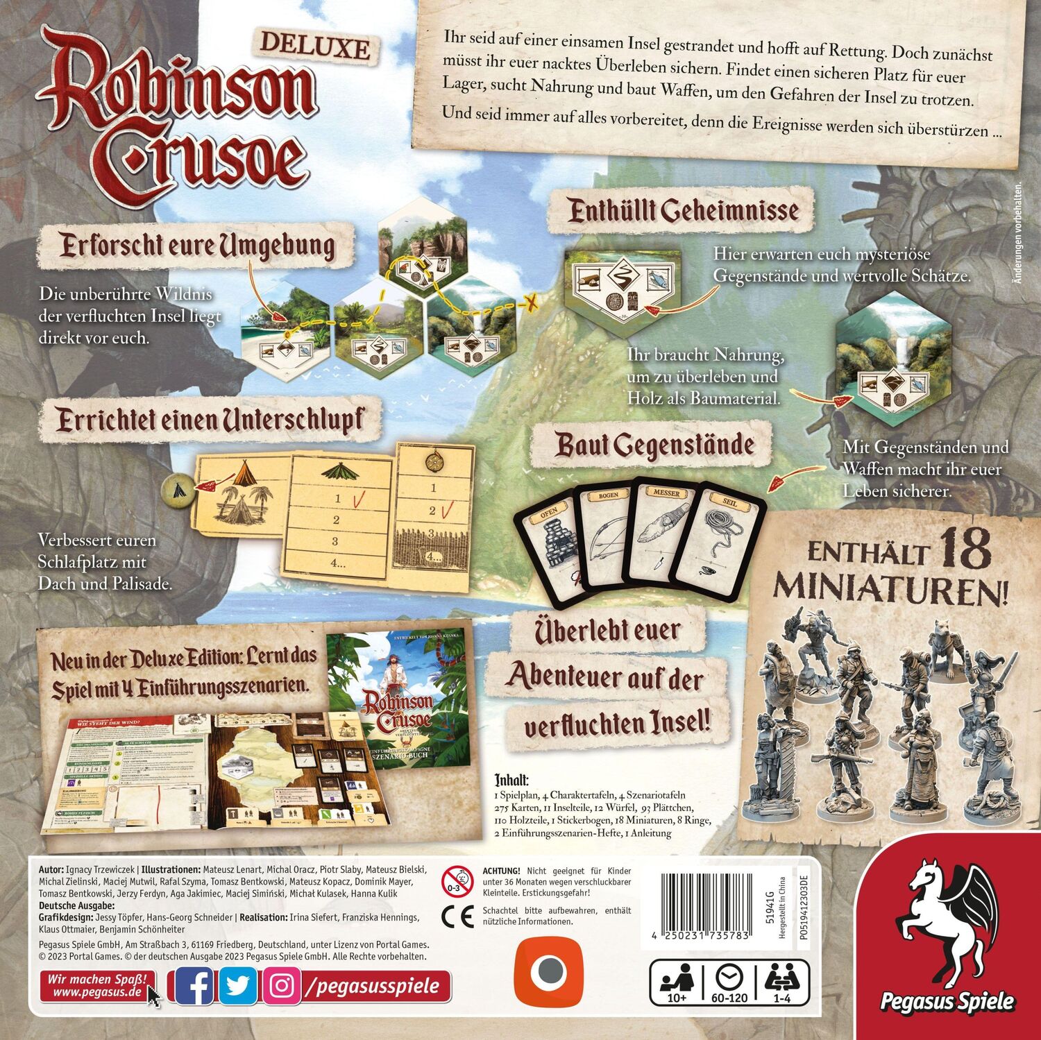 Bild: 4250231735783 | Robinson Crusoe Deluxe | Spiel | 51941G | Deutsch | 2023