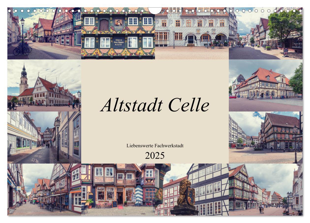 Cover: 9783435116041 | Altstadt Celle (Wandkalender 2025 DIN A3 quer), CALVENDO...