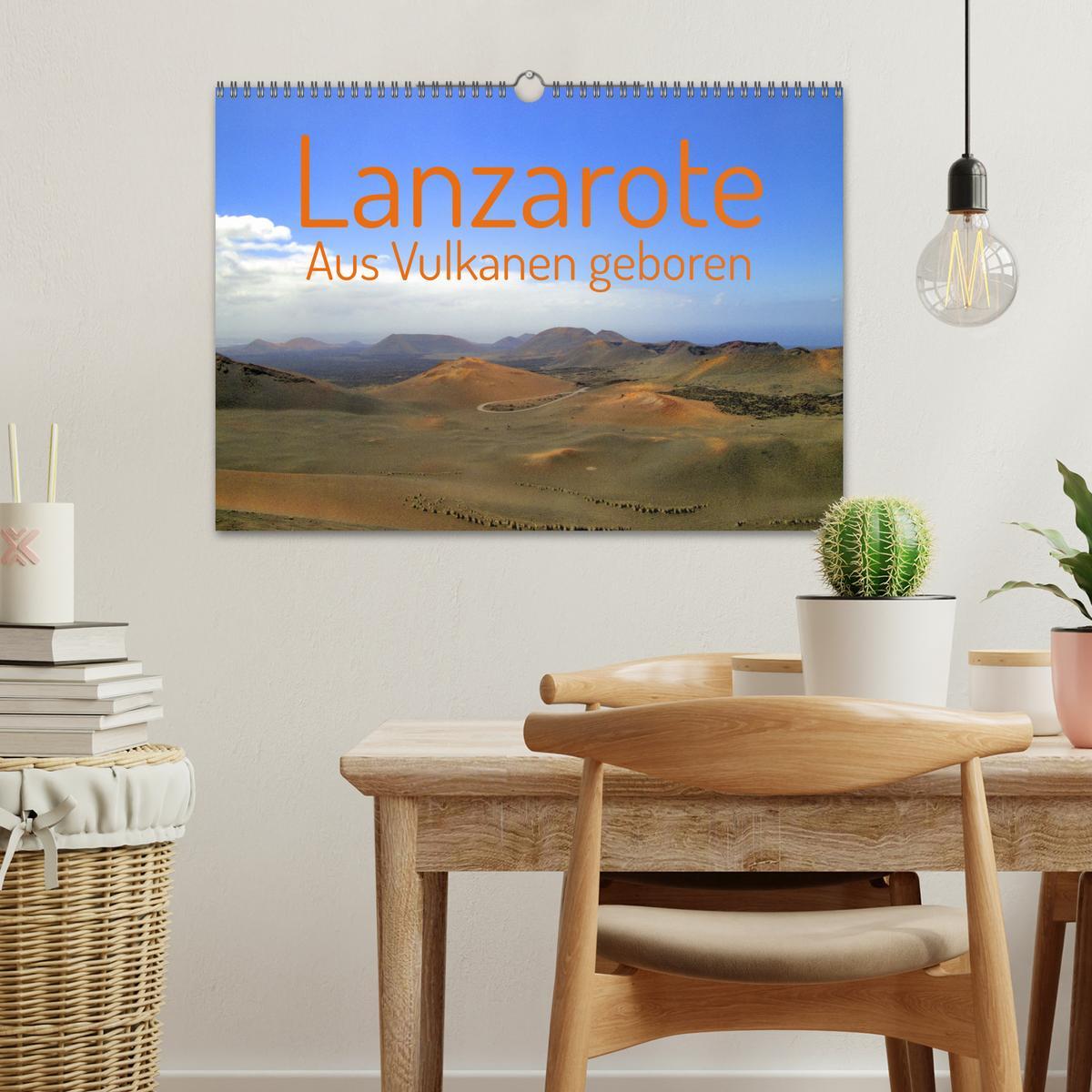 Bild: 9783383967290 | Lanzarote Aus Vulkanen geboren (Wandkalender 2025 DIN A3 quer),...