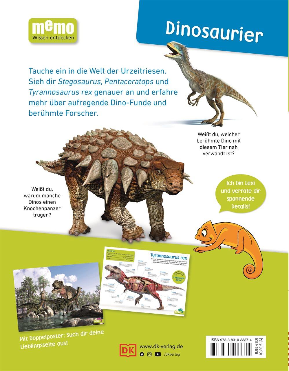 Rückseite: 9783831033874 | memo Wissen entdecken. Dinosaurier | DK Verlag - Kids | Buch | 72 S.