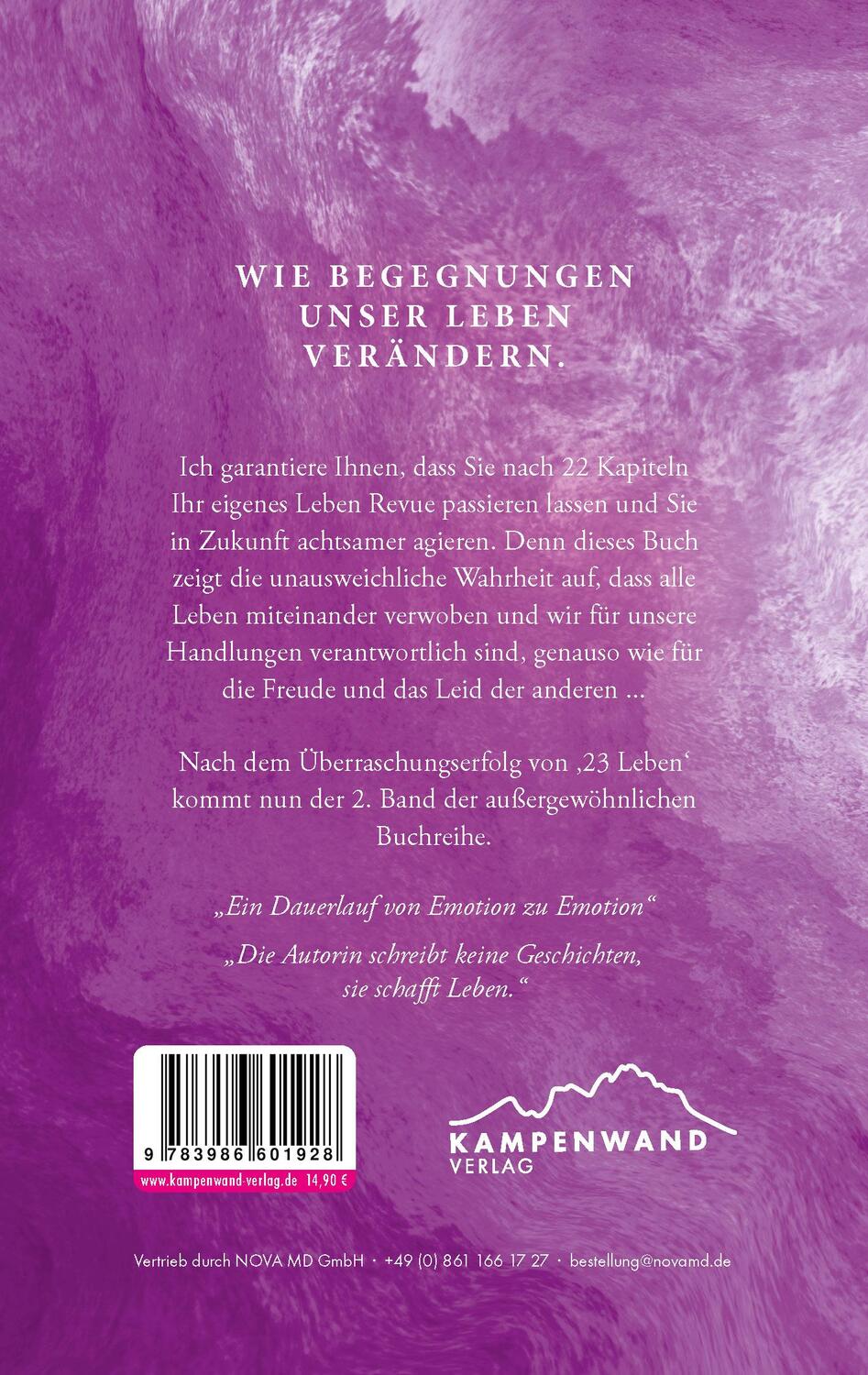 Rückseite: 9783986601928 | 22 Leben | C. P. Haller | Taschenbuch | 236 S. | Deutsch | 2024