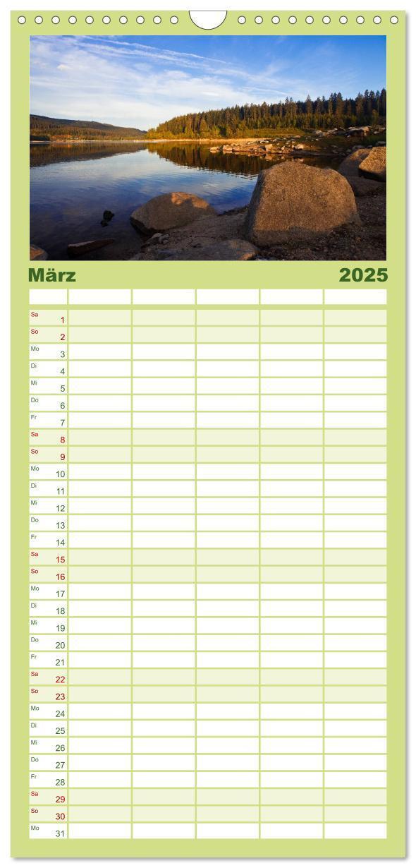 Bild: 9783457120286 | Familienplaner 2025 - Farben der Natur mit 5 Spalten (Wandkalender,...