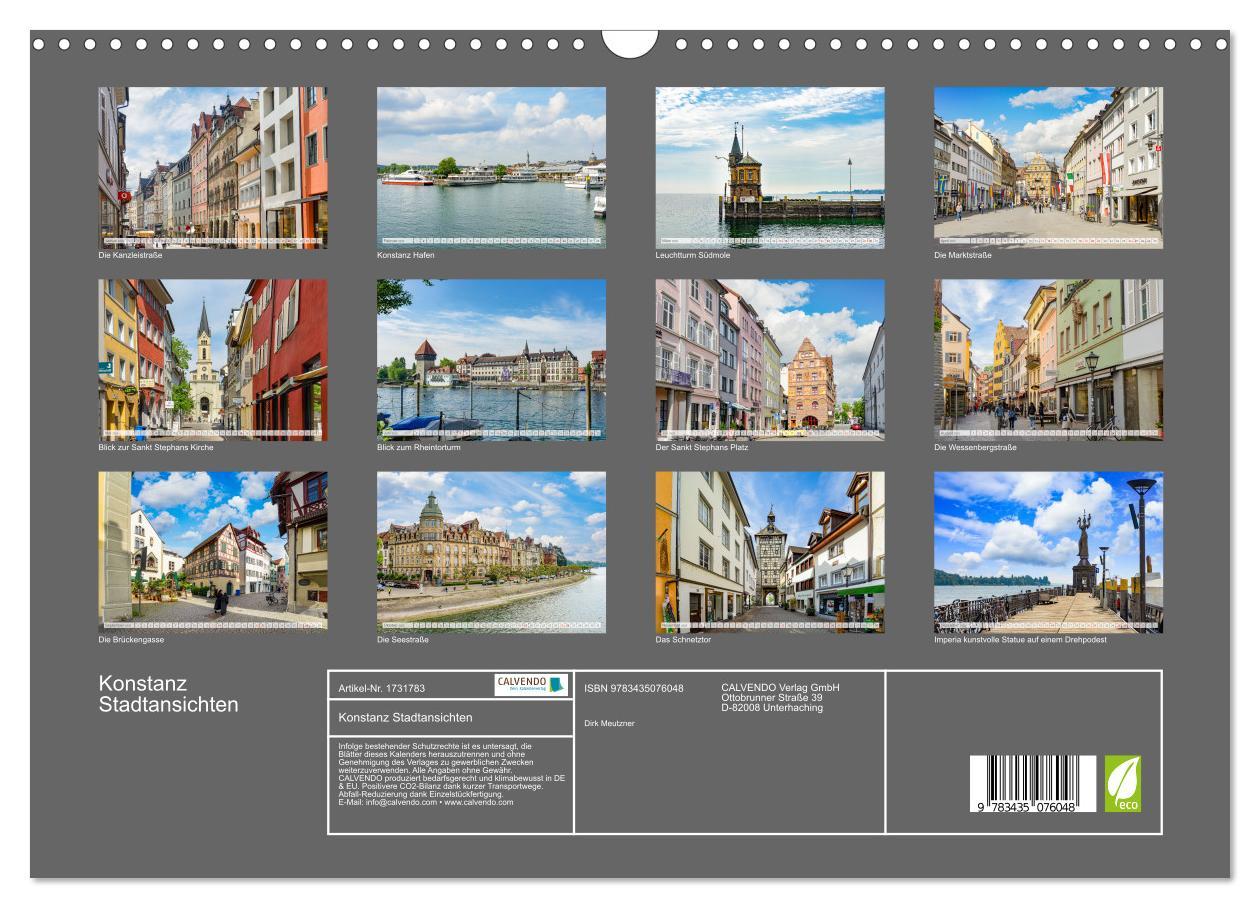 Bild: 9783435076048 | Konstanz Stadtansichten (Wandkalender 2025 DIN A3 quer), CALVENDO...