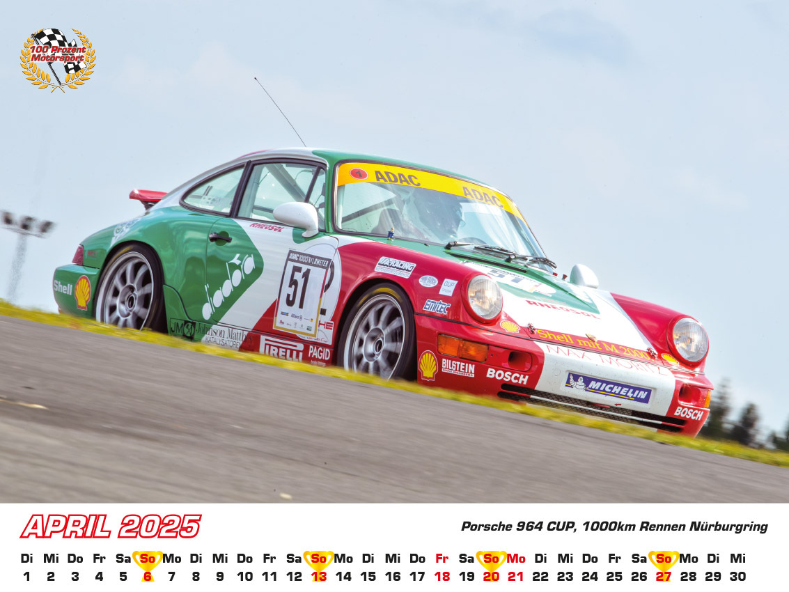 Bild: 9783948794729 | Porsche im Rennsport Kalender 2025 | Frank Pommer | Kalender | Deutsch