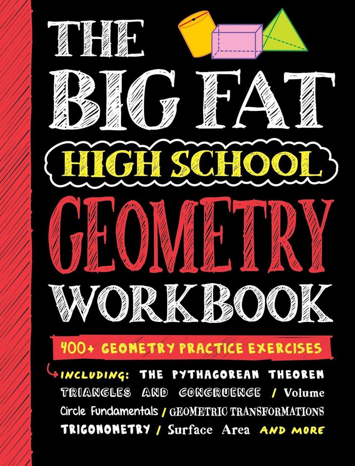 Cover: 9781523523764 | Big Fat High School Geometry Workbook | Workman Publishing | Buch