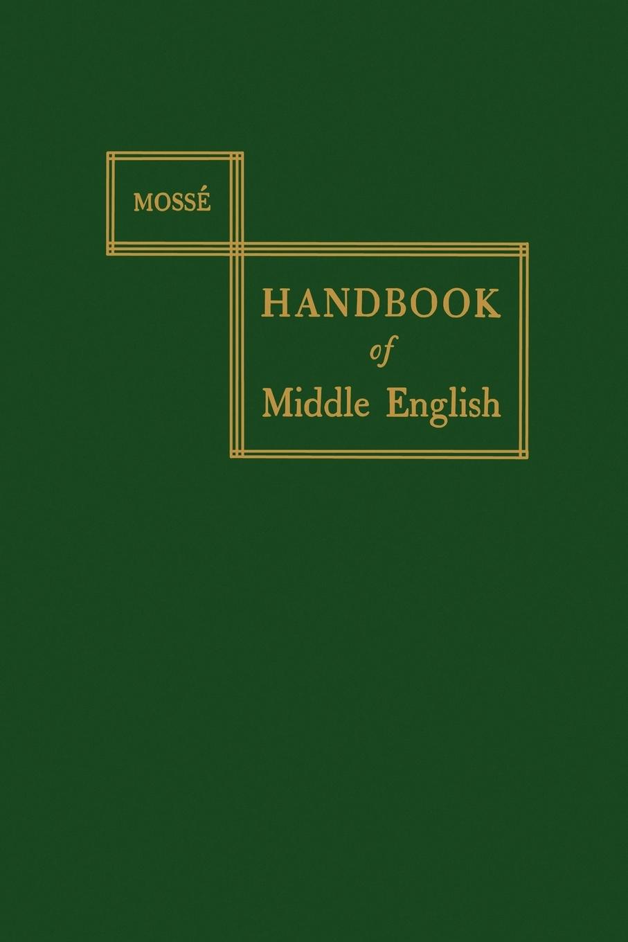 Cover: 9780801867613 | A Handbook of Middle English | Fernand Mosse | Taschenbuch | Englisch